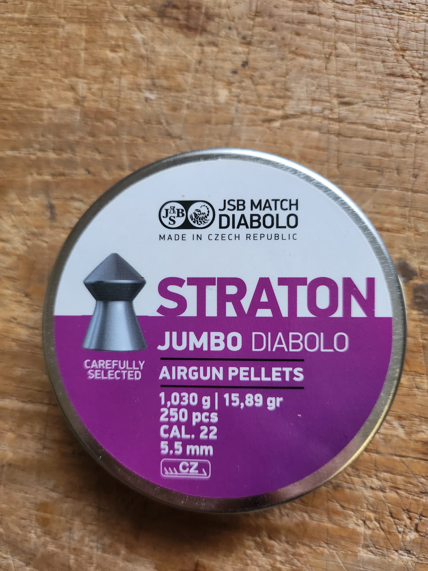 foto Diabolo JSB JSB Jumbo Straton, kal. 5,5 mm, 250 ks, 15,89 gr.